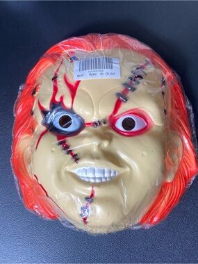 Chucky Mask Adult HARD SHELL HALLOWEEN COSPLAY Child's Play CREEPY New
